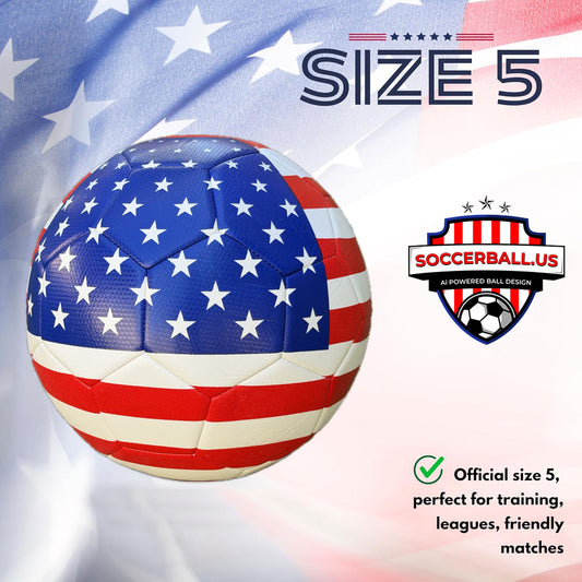 Stars and Stripes US Flag Soccer Ball