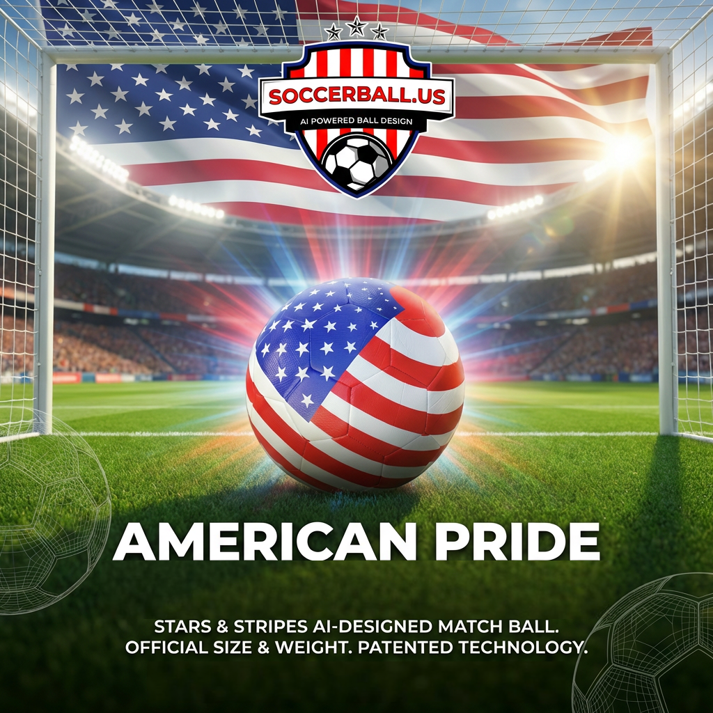 Stars and Stripes US Flag Soccer Ball